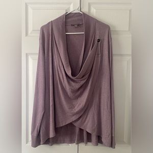 Wrap Sweater (lavender)